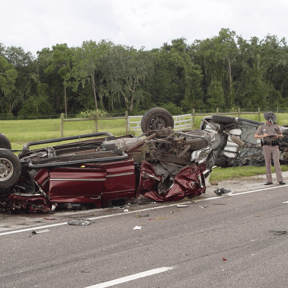 pickup truck passenger died in a collision on I-75