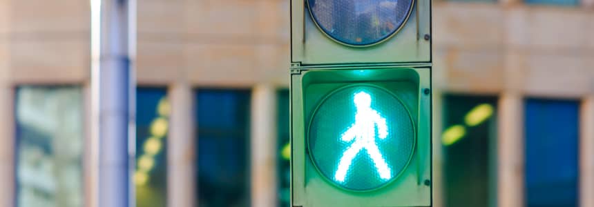 Pedestrians to Follow Traffic Signals