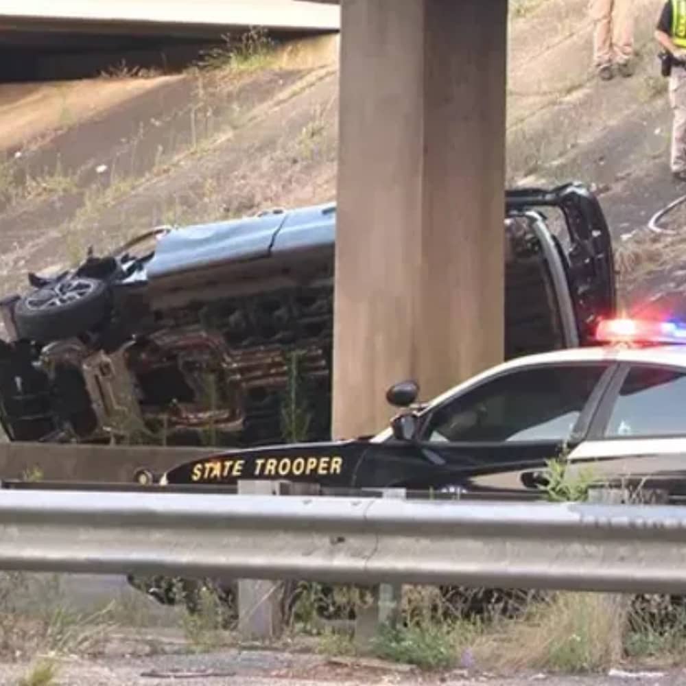 Woman dead after driving off I-10 overpass, crashing on Pine Forest Road