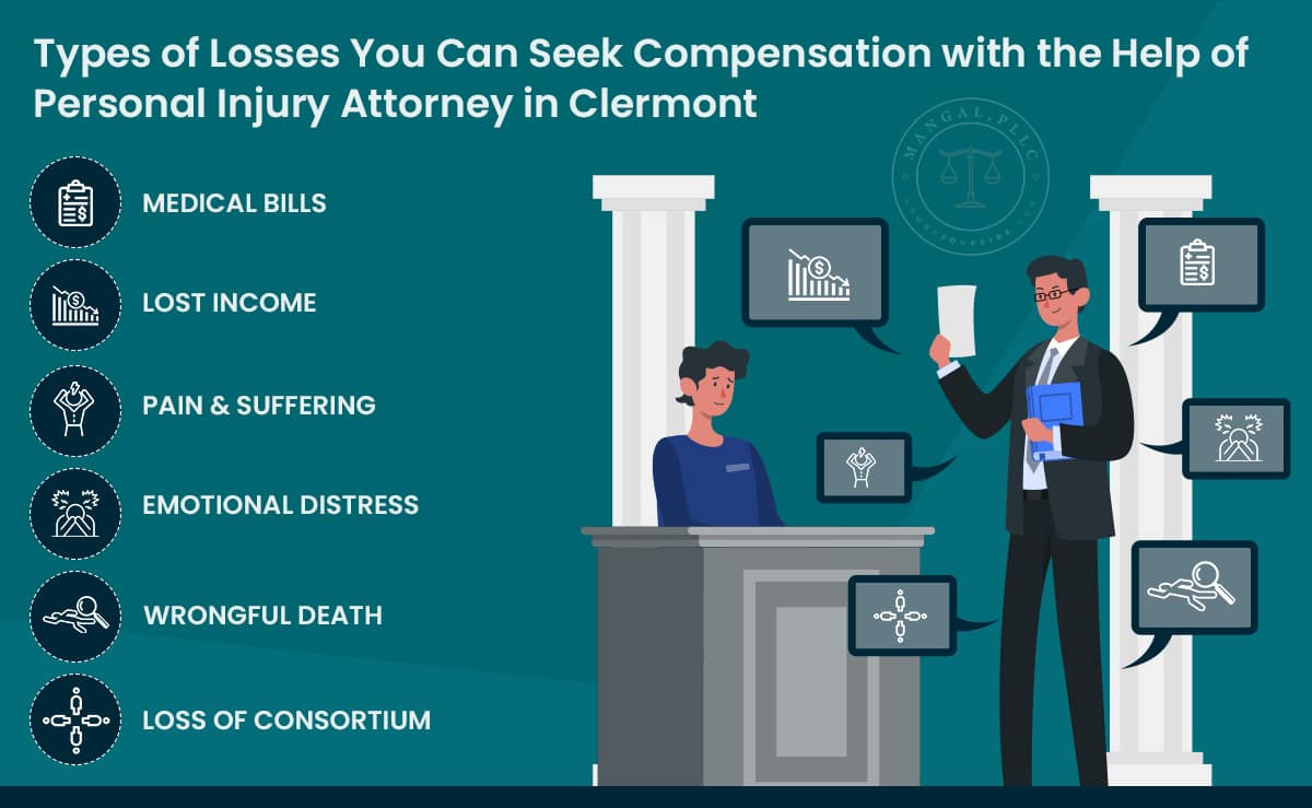 Types of Losses You Can Seek Compensation with the Help of Personal Injury Attorney in Clermont